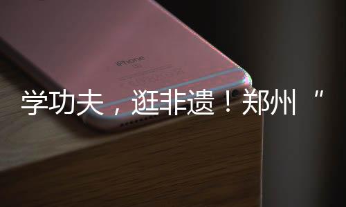 学功夫,逛非遗!郑州“功夫集市”开市啦……